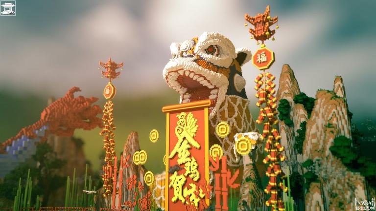 Minecraft nouvel an chinois
